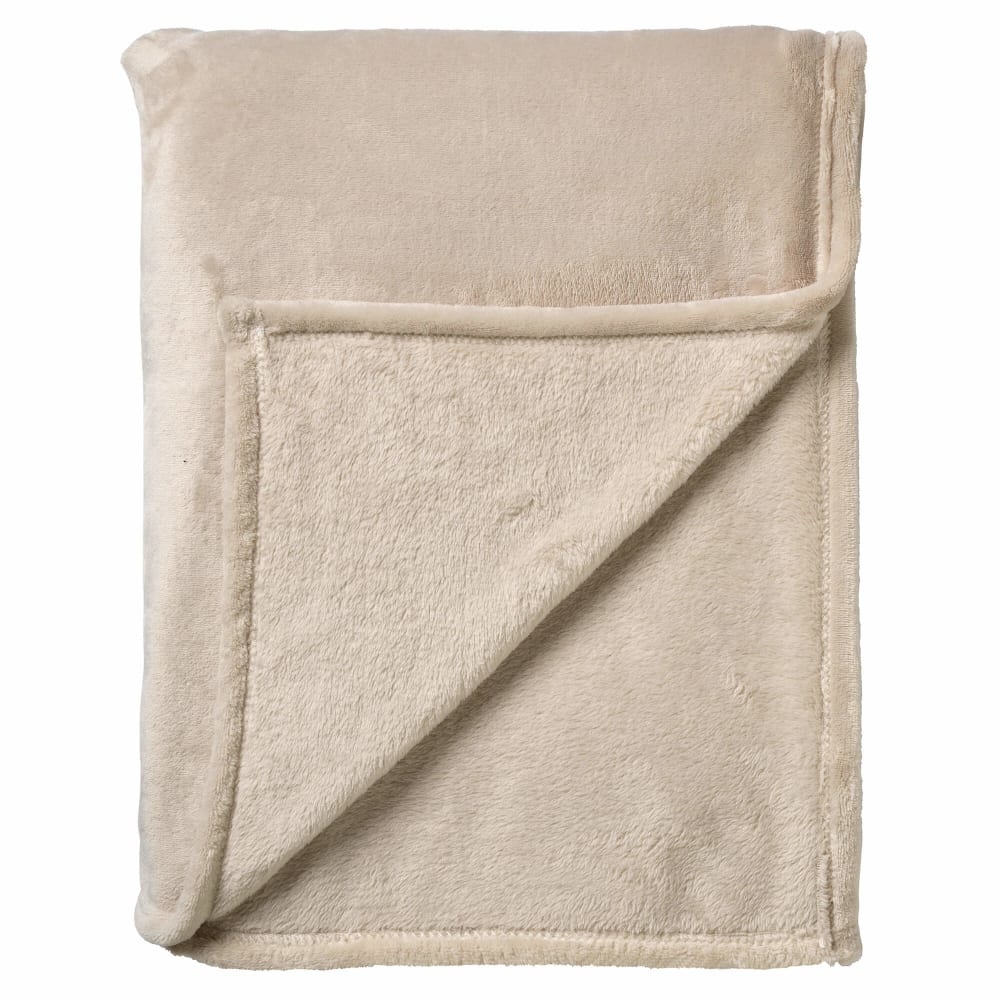 Plaid beige 150x200 cm - Maisons du Monde