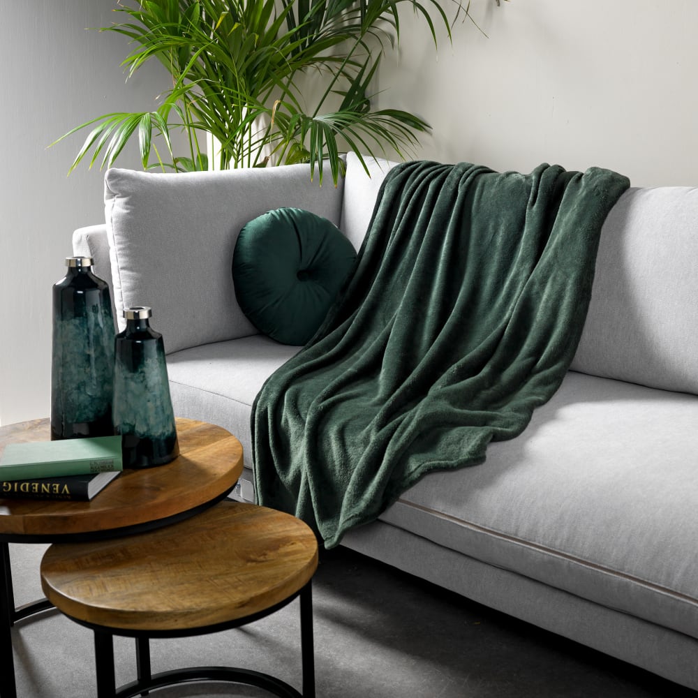 Plaid vert 150x200 cm