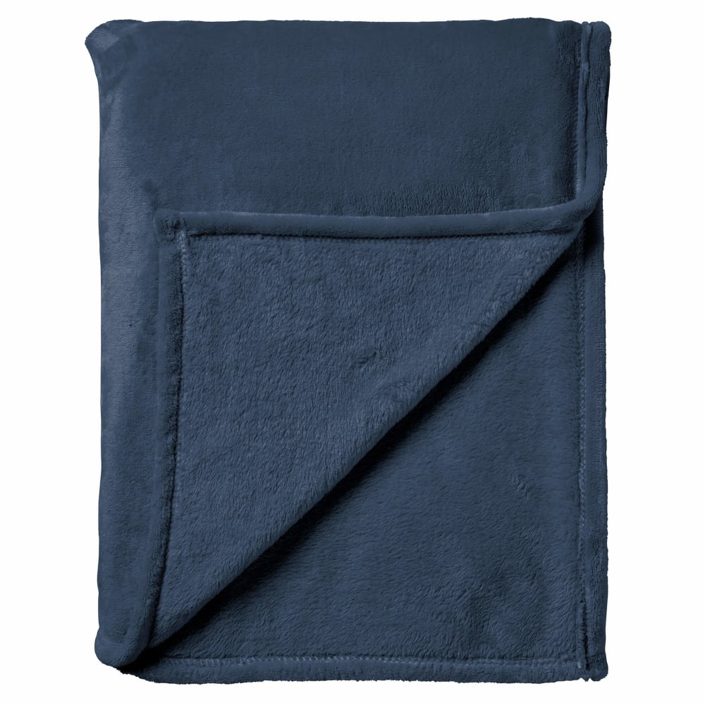 Plaid bleu 150x200 cm - Maisons du Monde