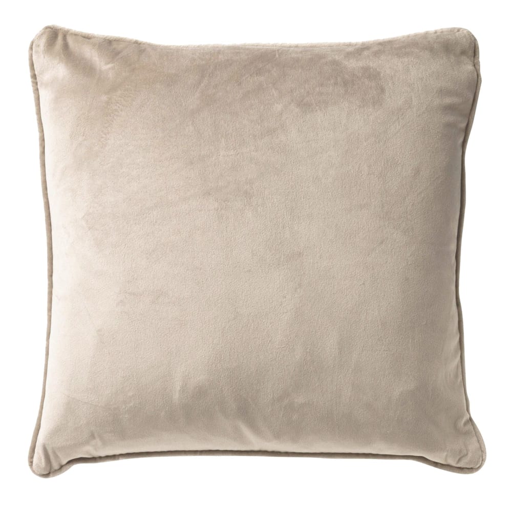 coussin beige 45x45 cm