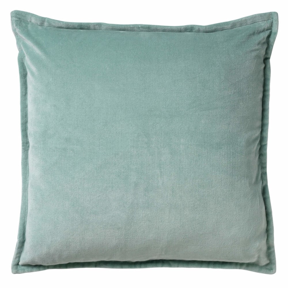 Housse de coussin vert 50x50 cm
