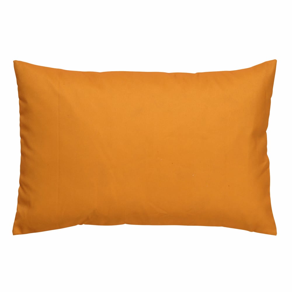 Housse de coussin d'extérieur jaune 40x60 cm