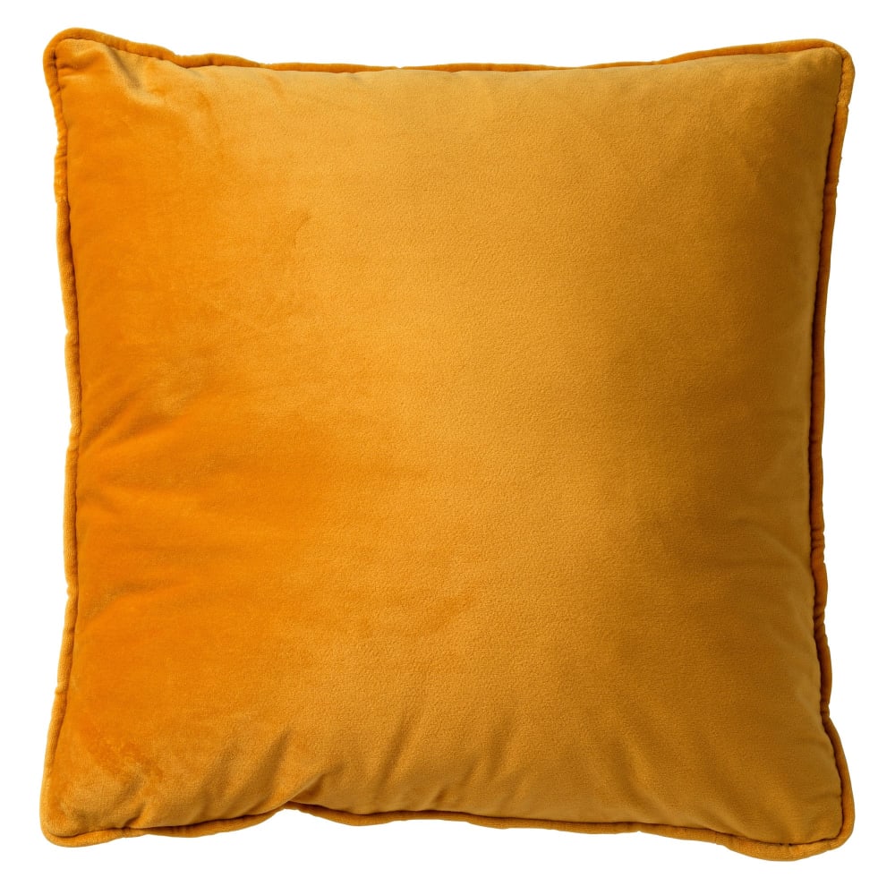Housse de coussin jaune 60x60 cm