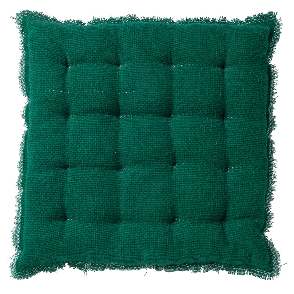 Coussin de chaise vert 40x40 cm