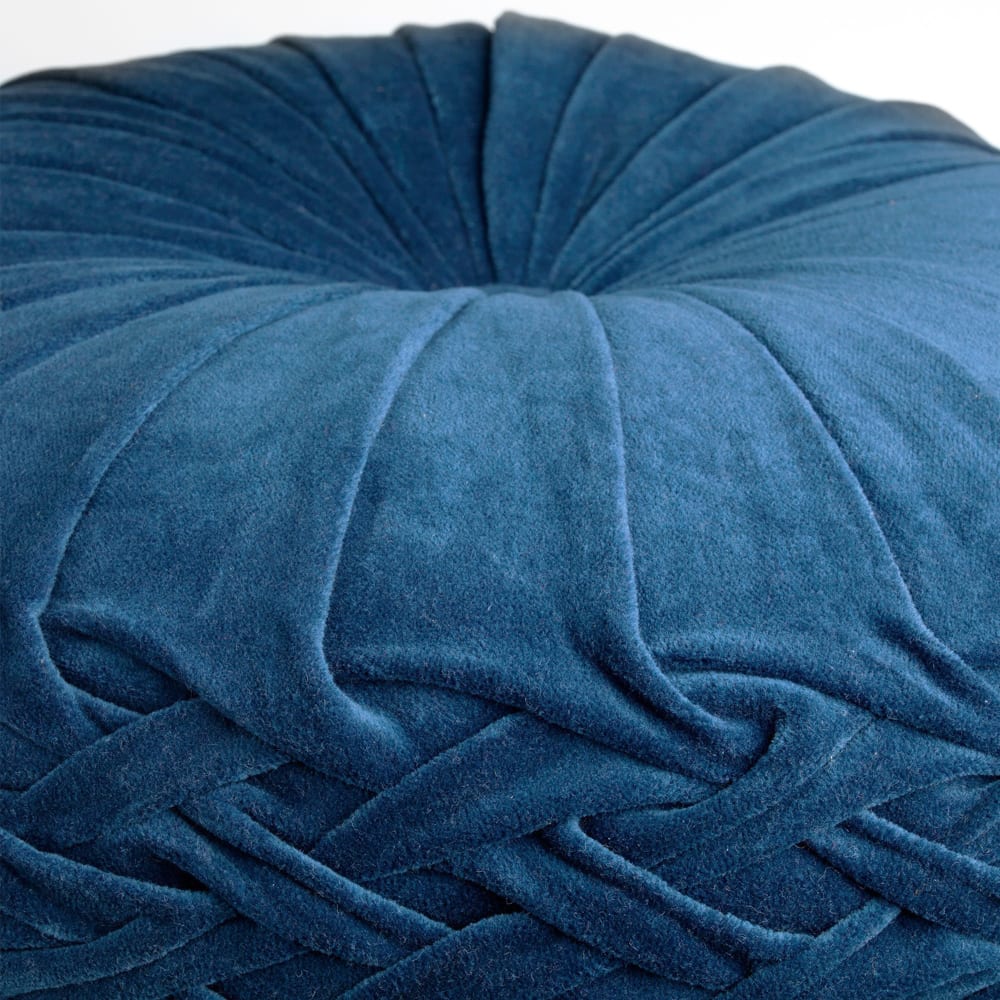 Coussin Bleu Ø40 cm — vue 3
