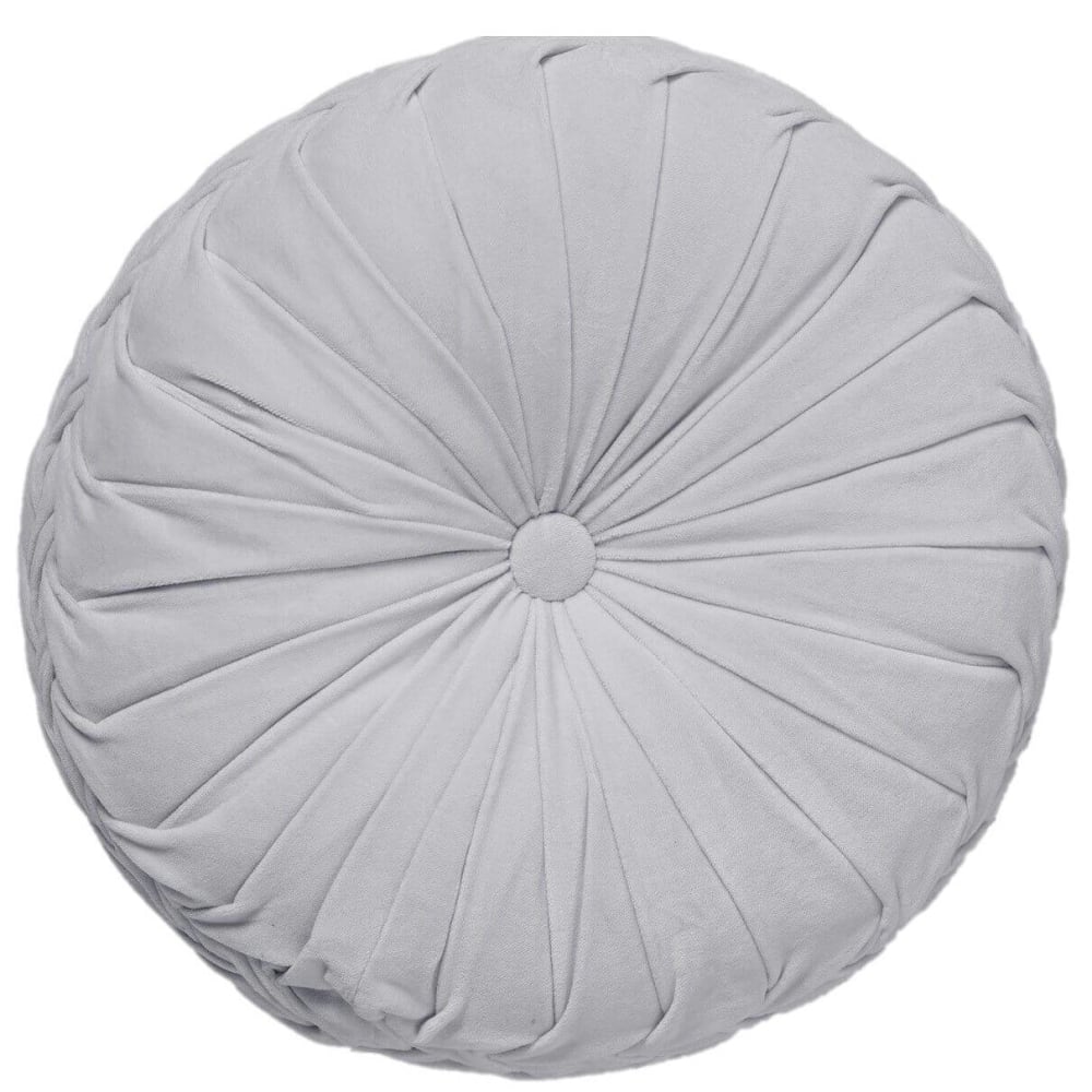 Dutch Decor Coussin Gris Ø40 cm style contemporain Gris Coton