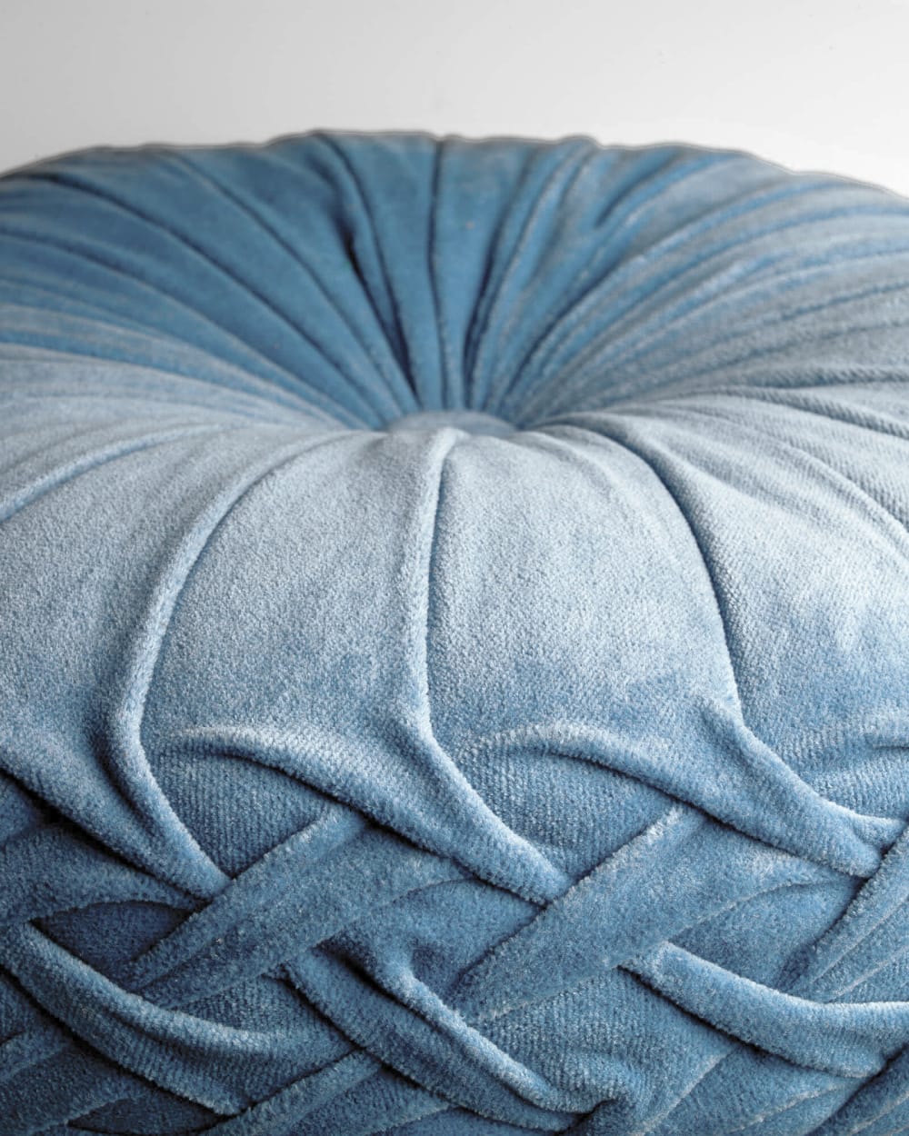 Coussin Bleu Ø40 cm - Maisons du Monde