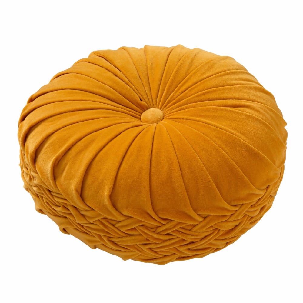 Coussin Jaune Ø40 cm — vue 3
