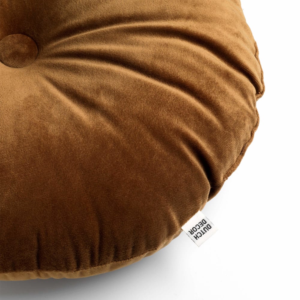 Coussin marron ø38 cm — vue 3