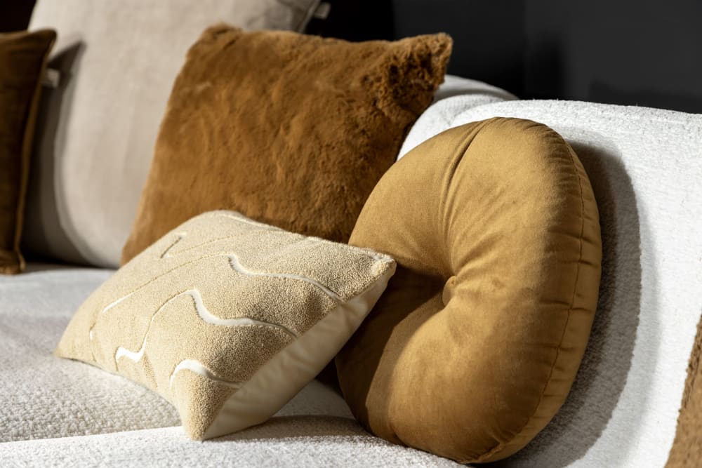 Coussin marron ø38 cm — vue 4