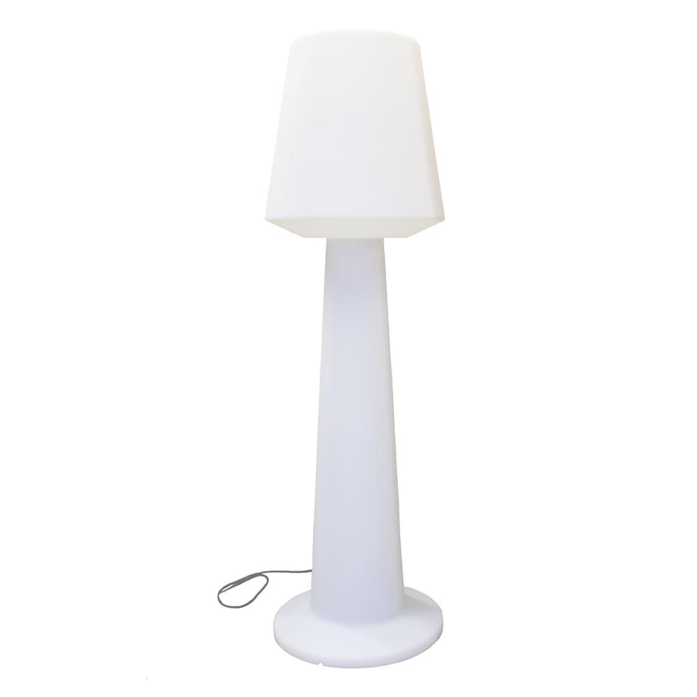 Lampadaire secteur Polyéthylène Blanc h110cm