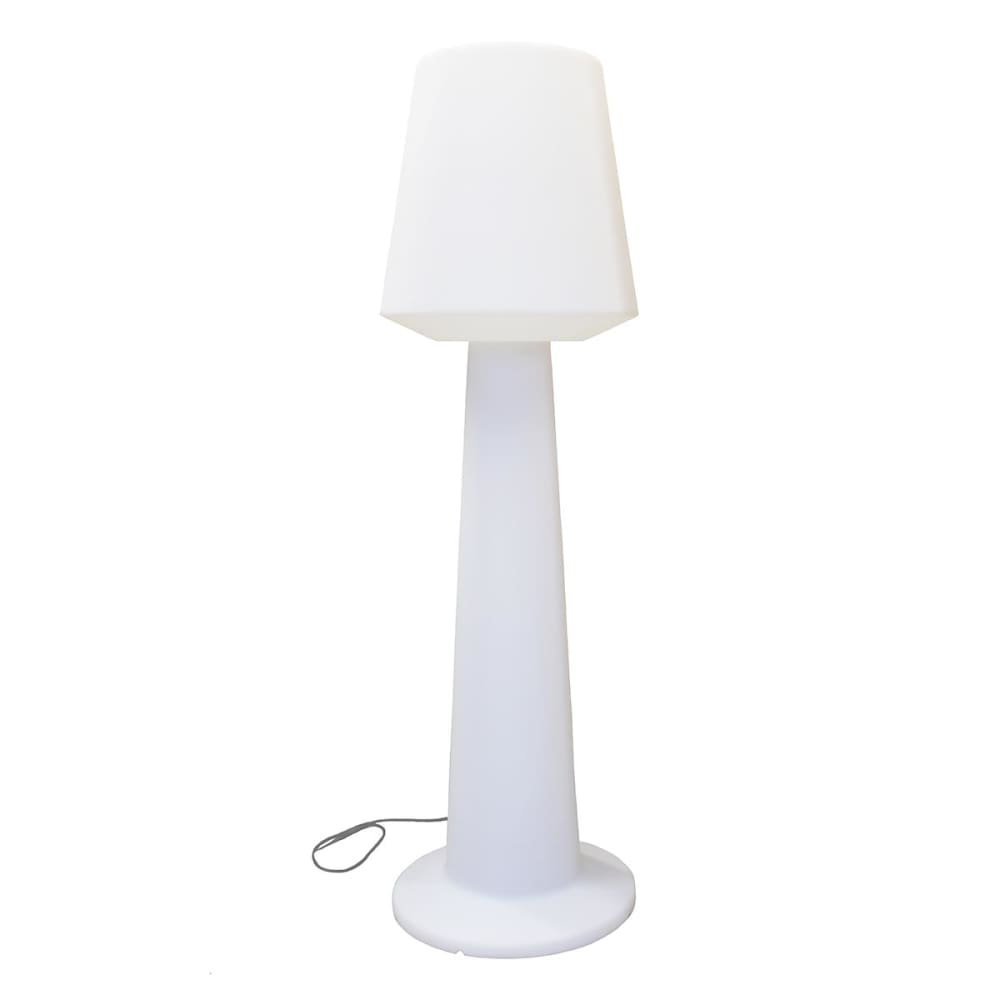Lampadaire secteur polyéthylène blanc h110cm - Maisons du Monde