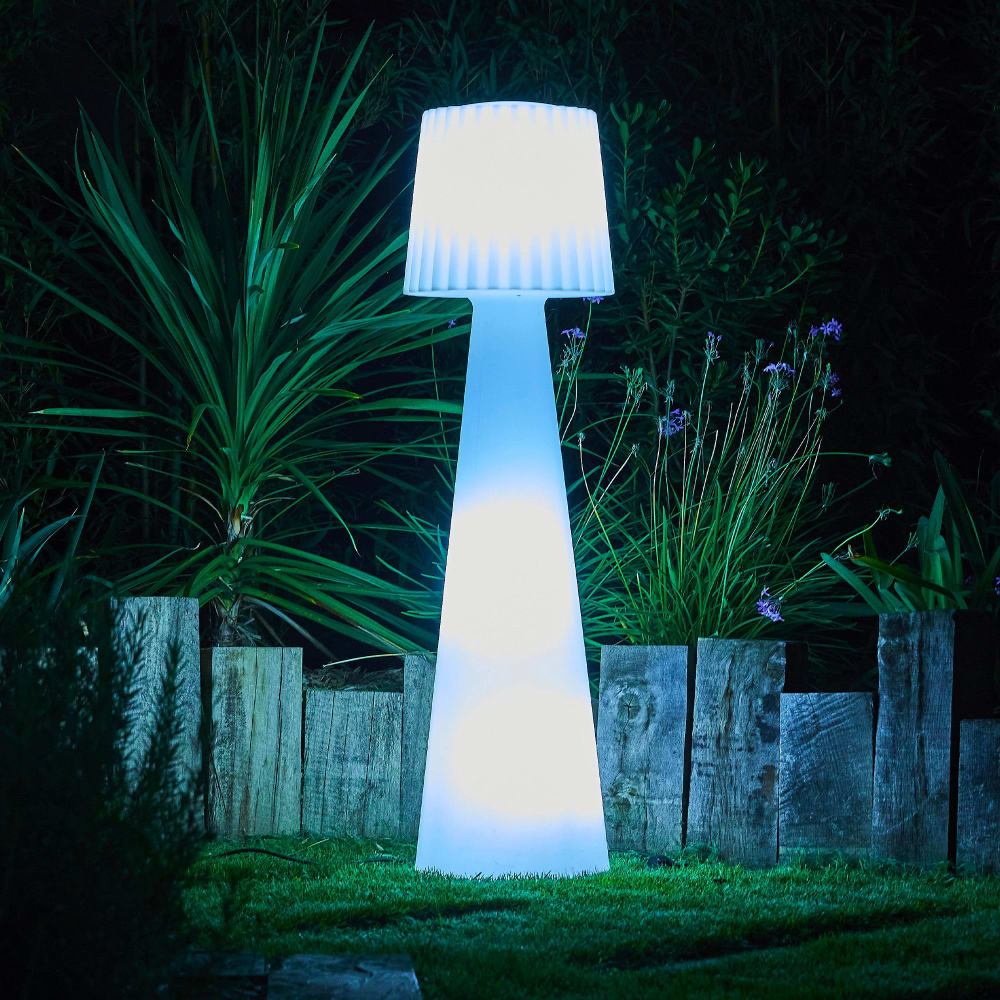 LUMISKY Netzlampe Weiss h150cm Weiß Pe - Polyethylen