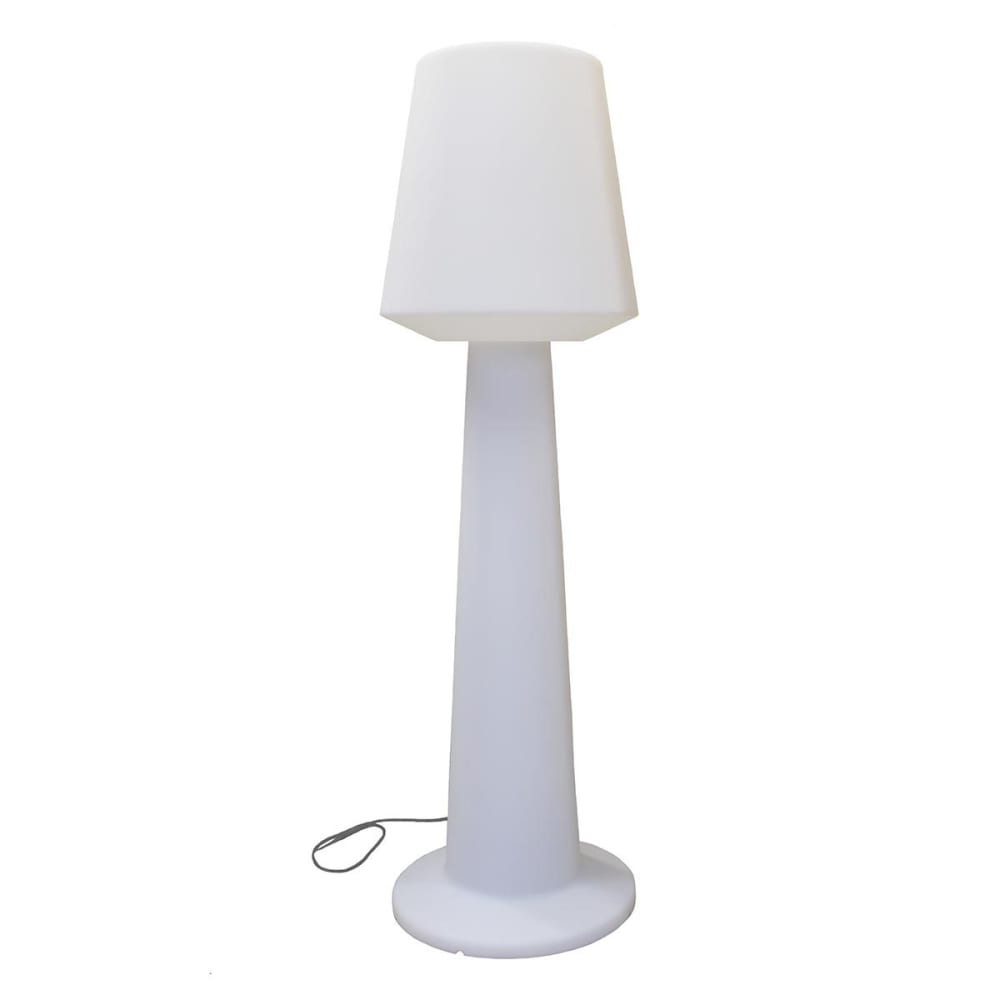 Lampadaire ext filaire Polyéthylène Blanc H170CM