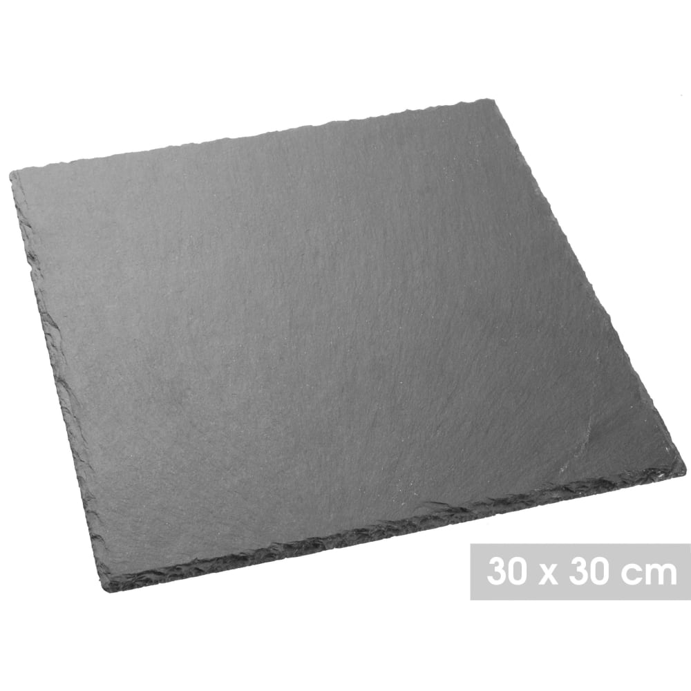 Assiette en ardoise carrée 30x30cm - Maisons du Monde