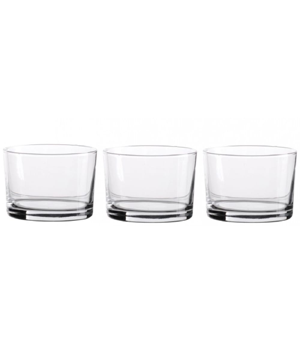 Verre à eau en verre 23cl - Lot de 3