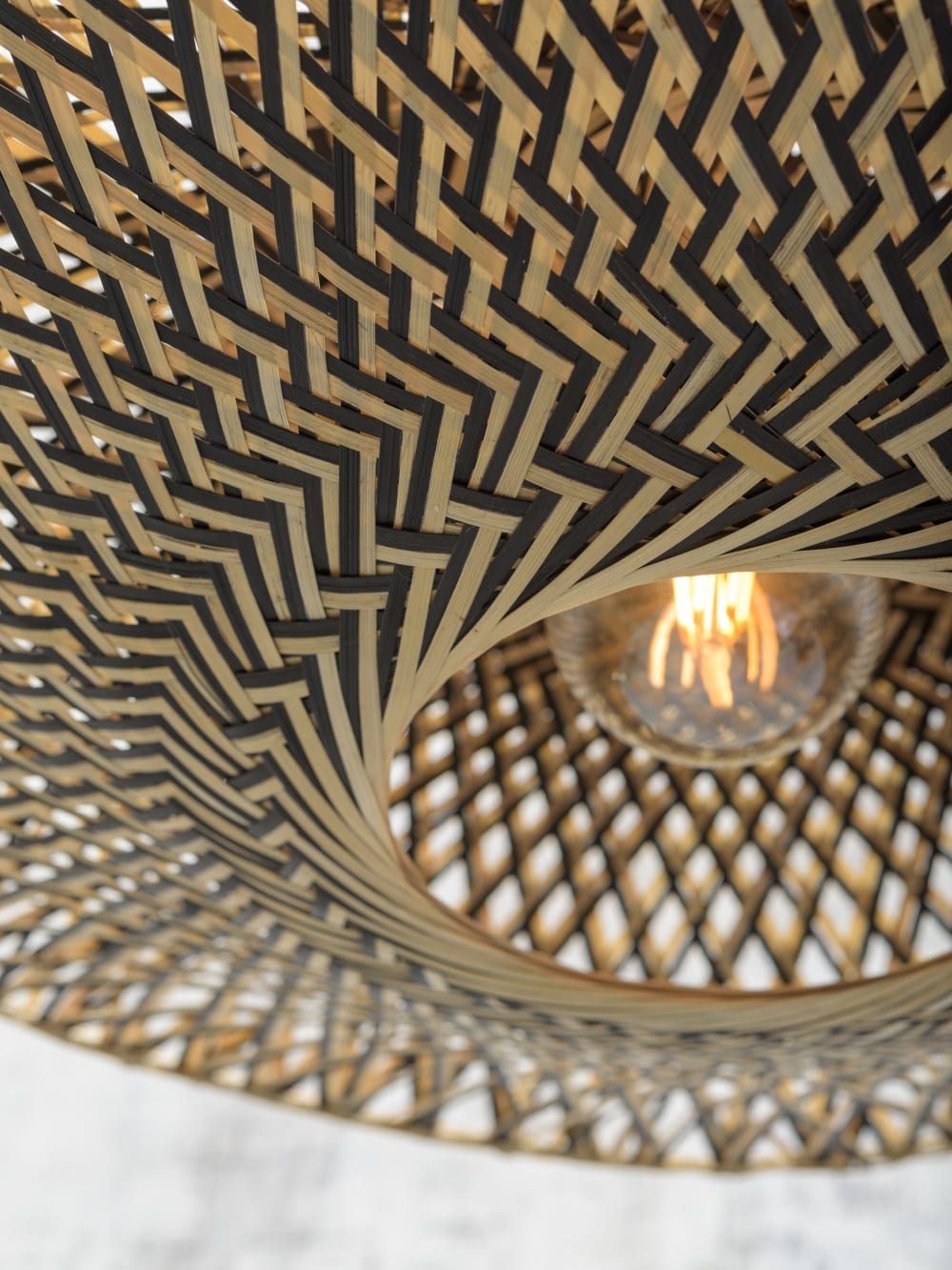 Plafonnier en bambou D87 — vue 4