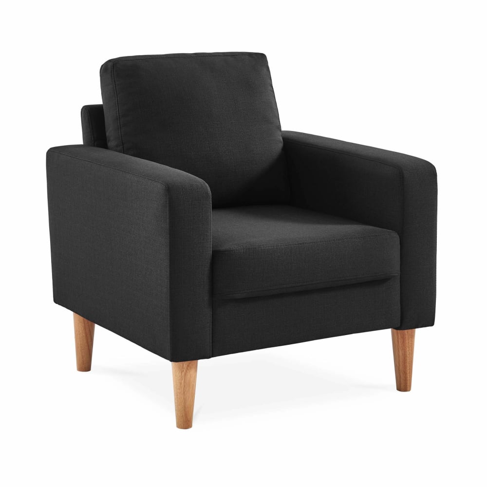 fauteuil en tissu gris
