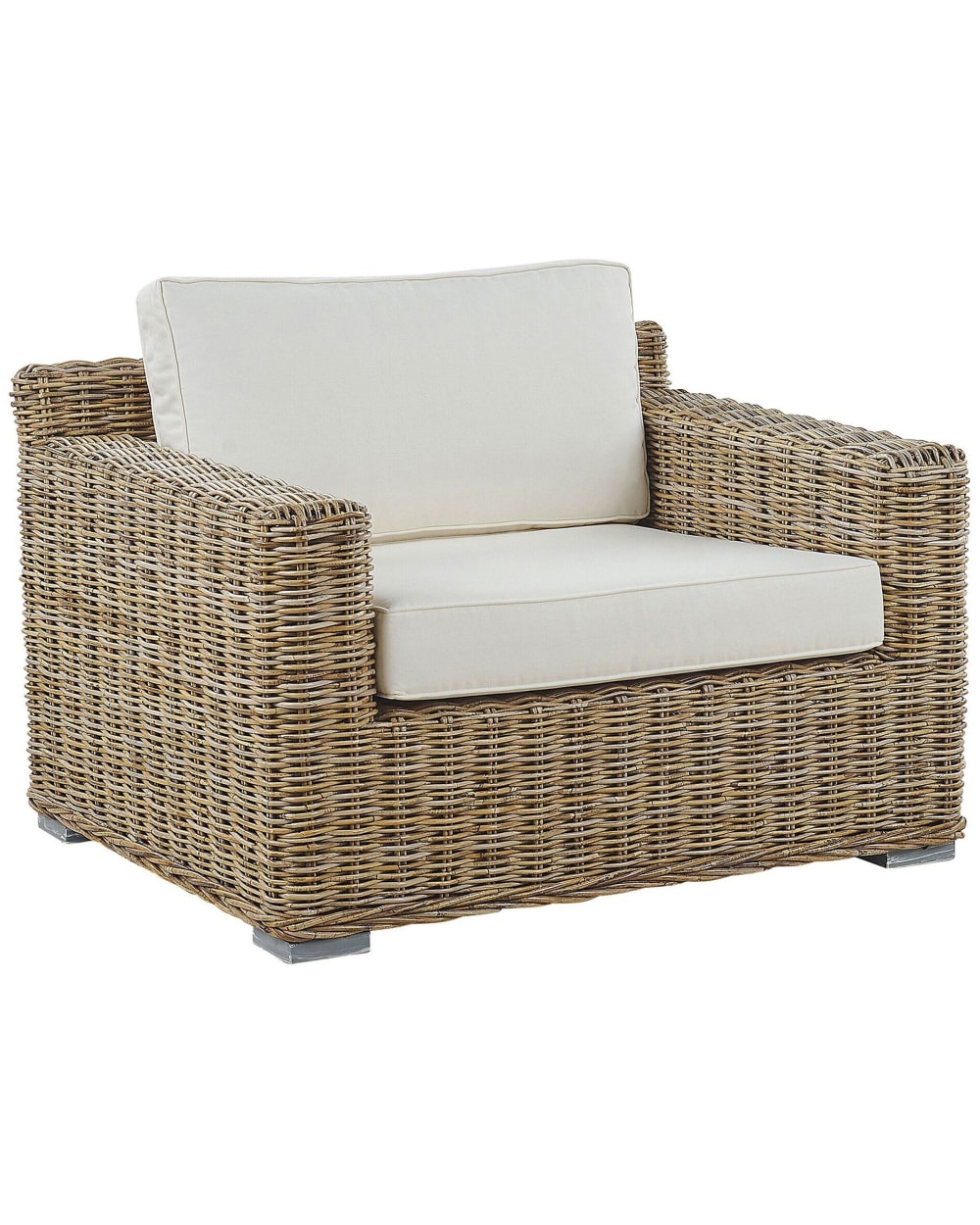 Gartensessel Aus Rattan 70Cm, Naturfarben