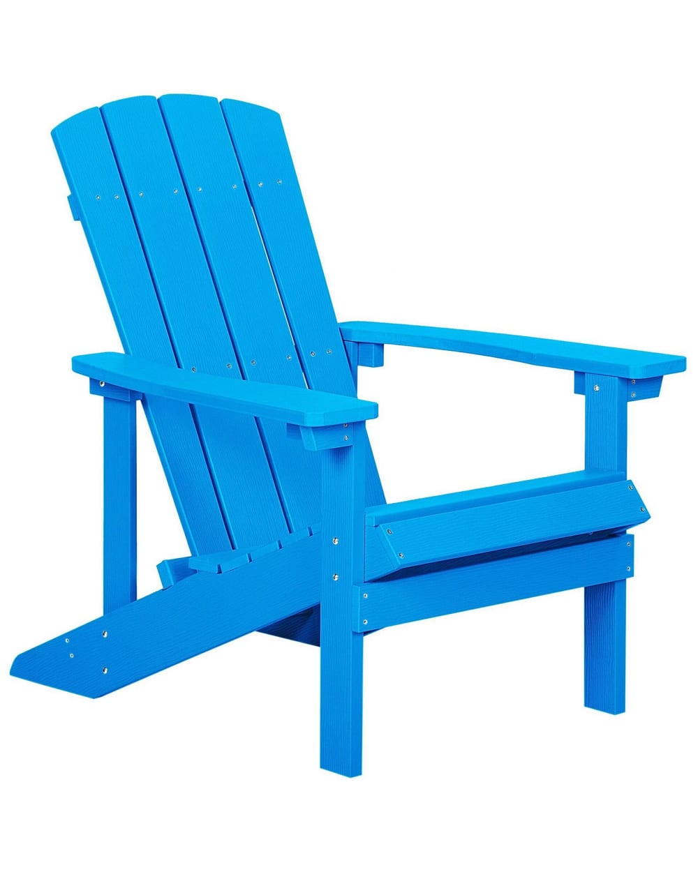 Chaise de jardin bleu