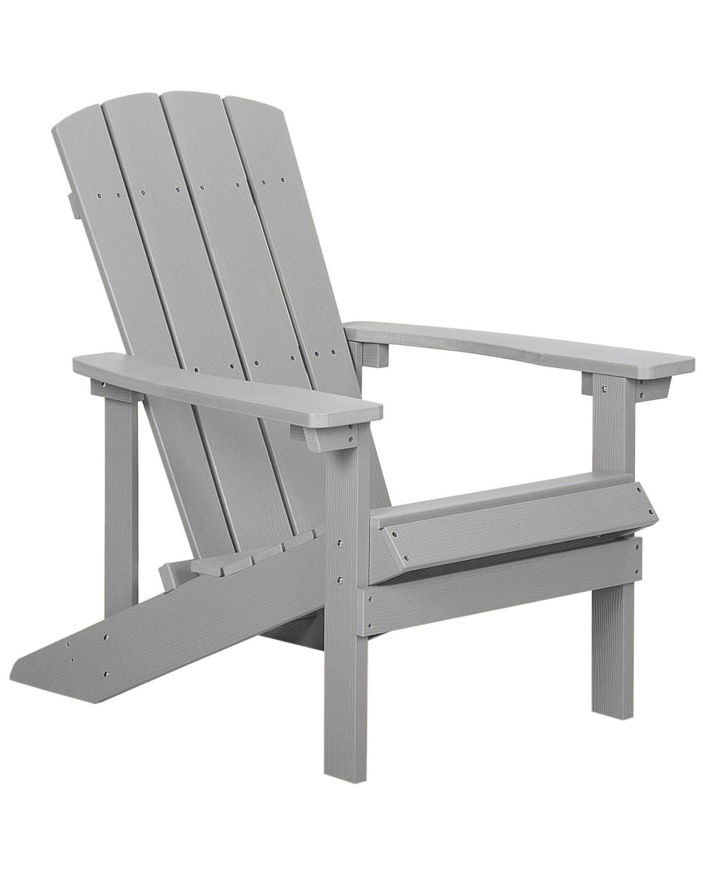 Gartenstuhl Aus Kunststoff 88 Cm, Grau