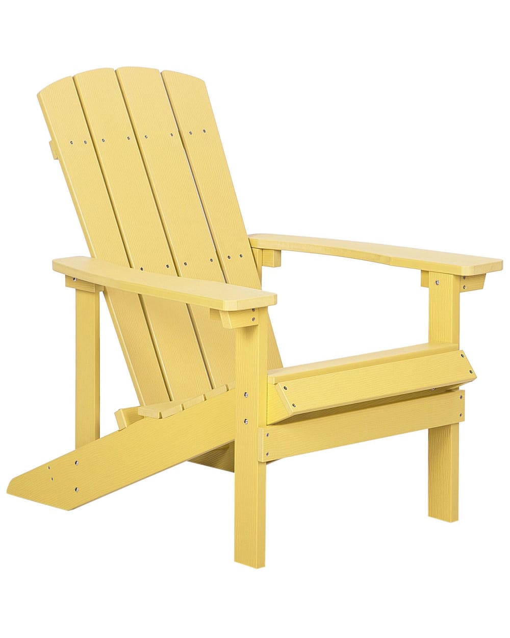 Chaise de jardin jaune