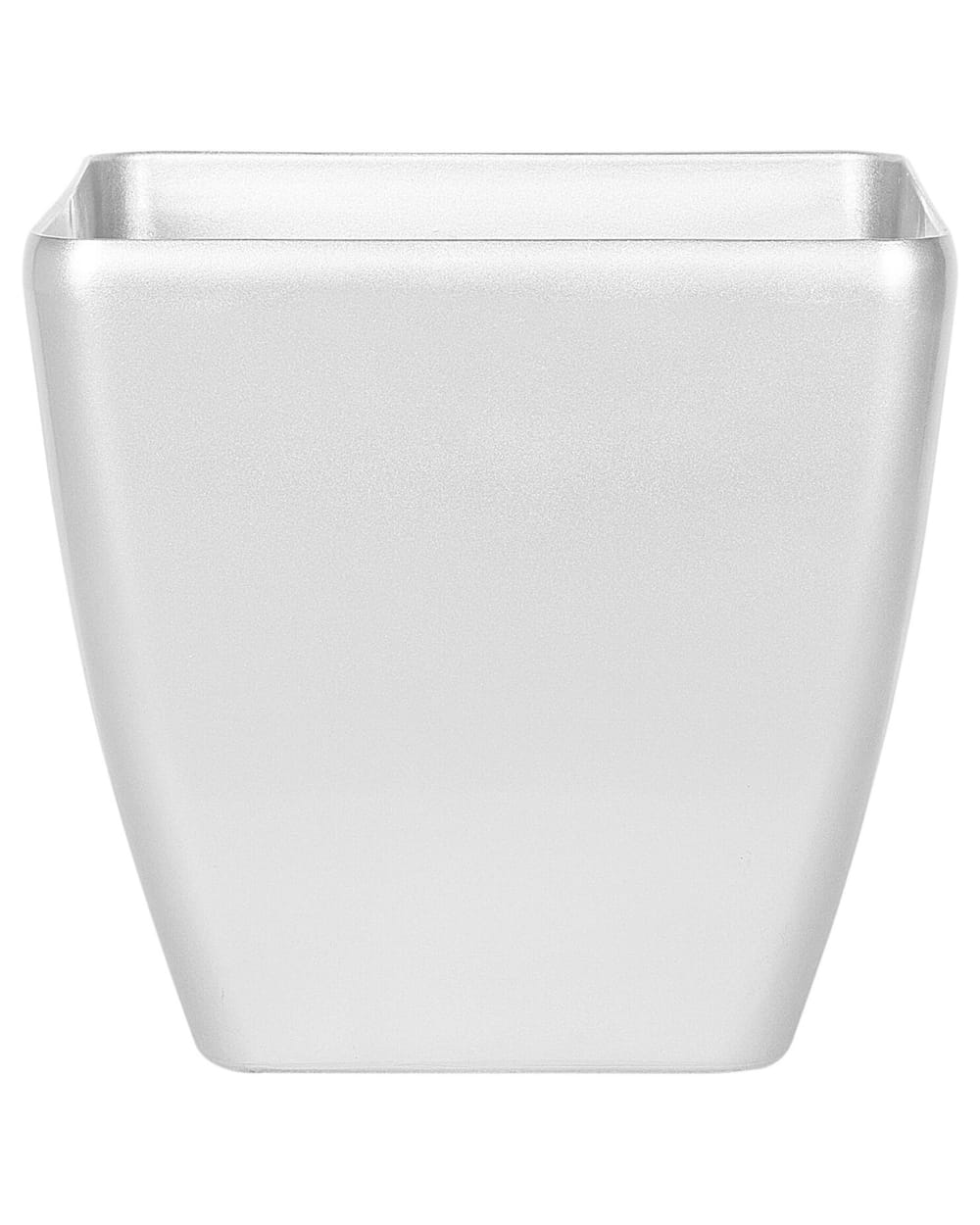BlumenküBel Aus Stein 34Cm, Silber