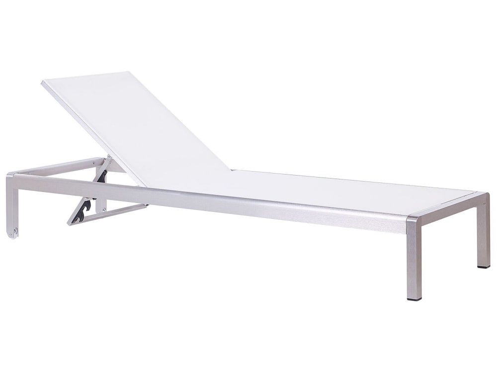 Transat métal blanc