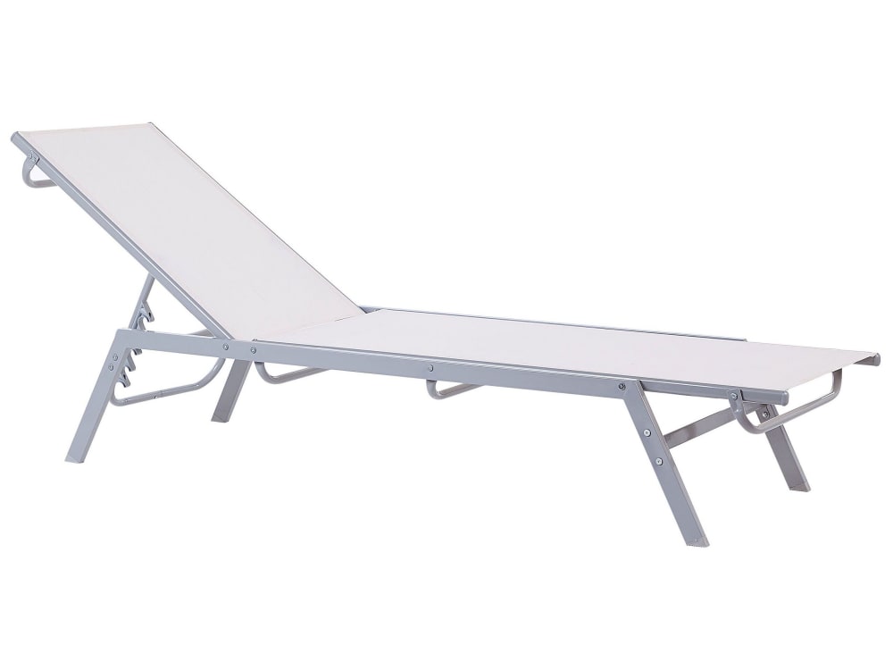 chaise longue métal
