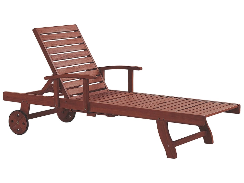 Gartenliege Aus Akazienholz L196 Cm, Braun