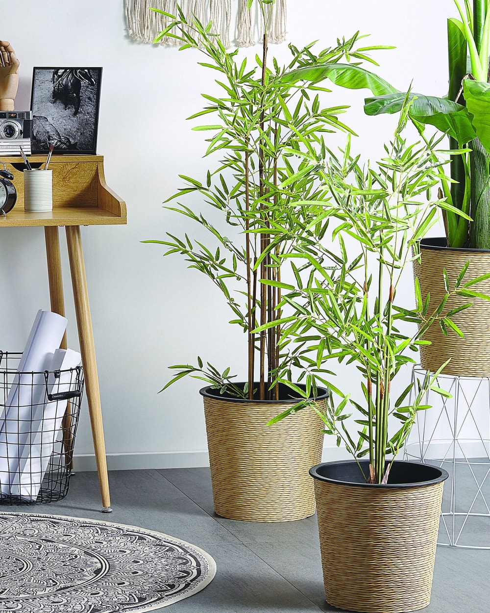 Plante artificielle bambou avec pot H100cm — vue 3