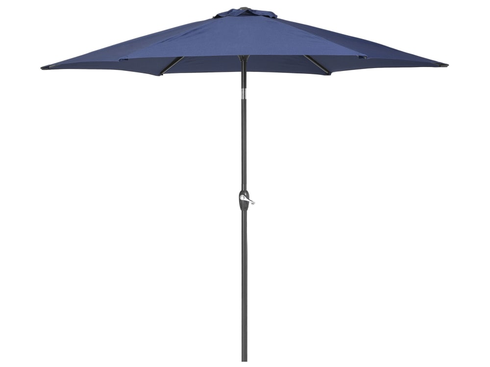 Parasol d'extérieur 270 cm bleu marine