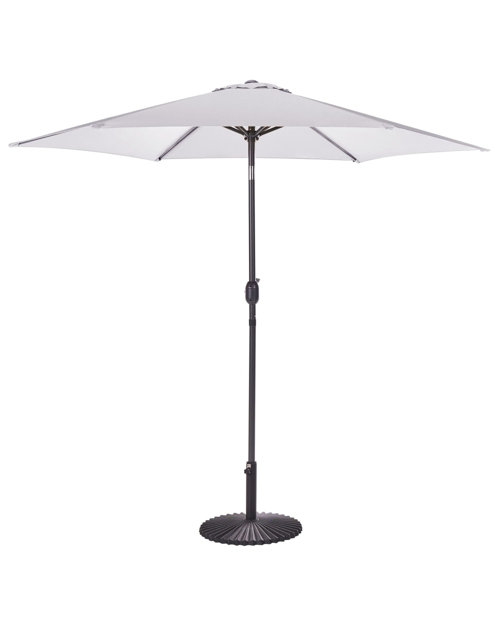 Marktschirm Aus Metall 266, Grau