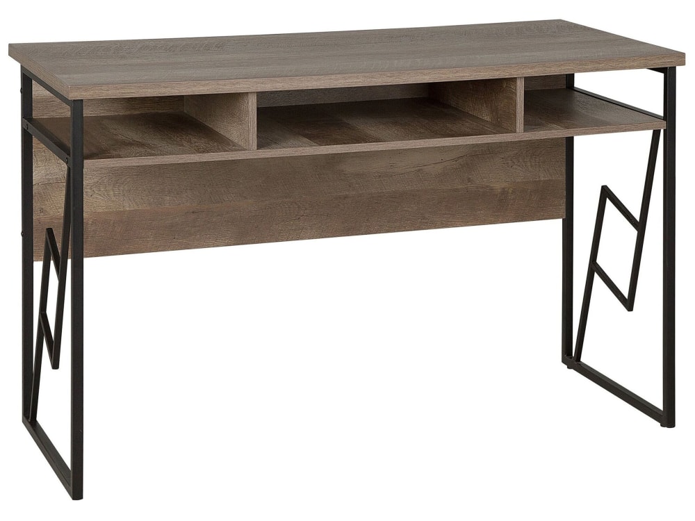 Table de bureau 120 cm 60 cm marronnoir Table de bureau 120 cm 60 cm marronnoir