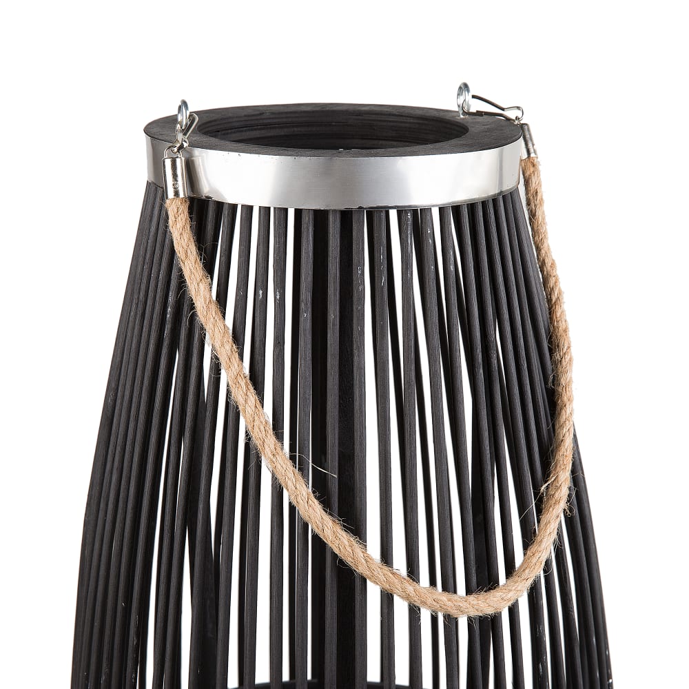 Lanterne 84 cm bambou noir — vue 4