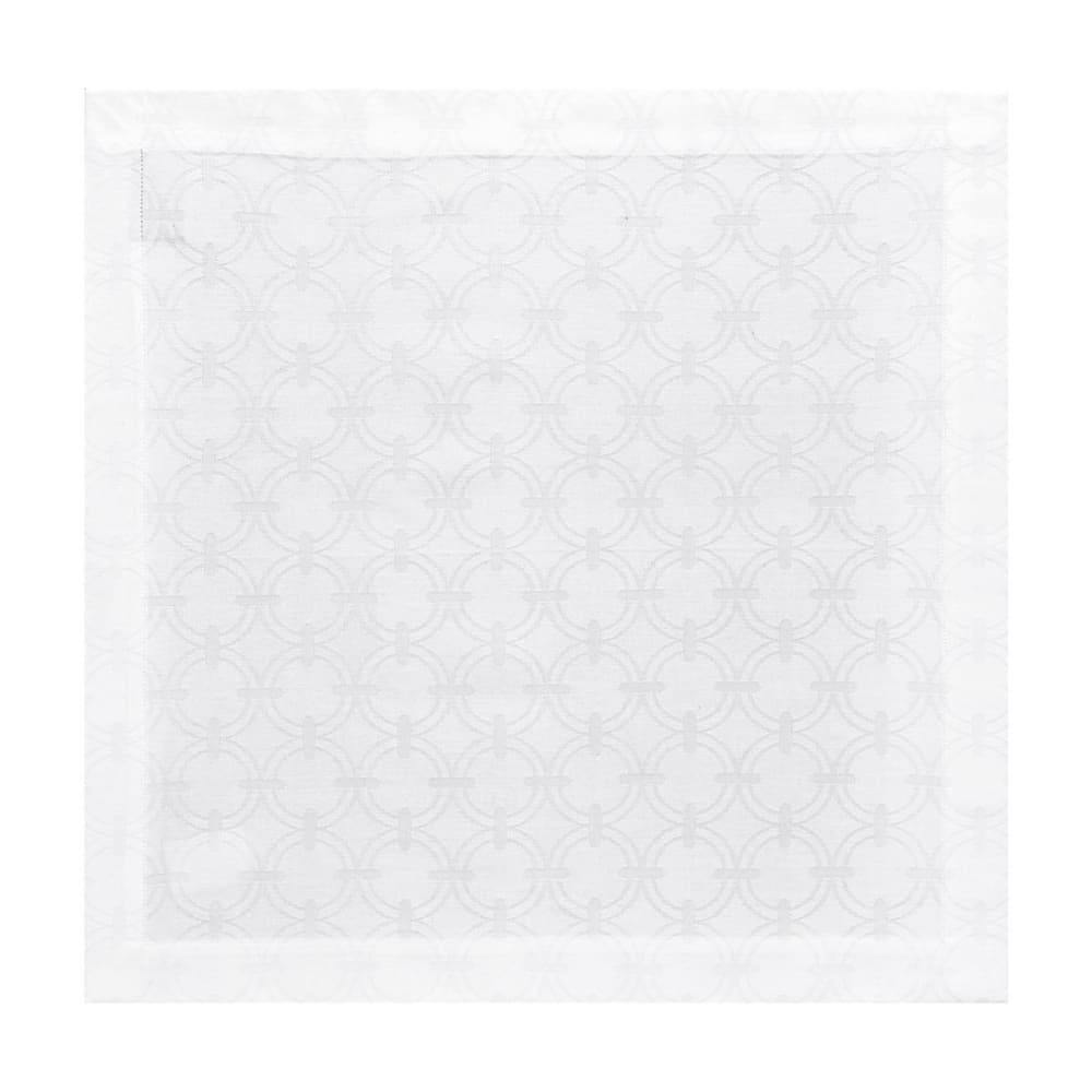 Serviette en coton blanc 50 x 50