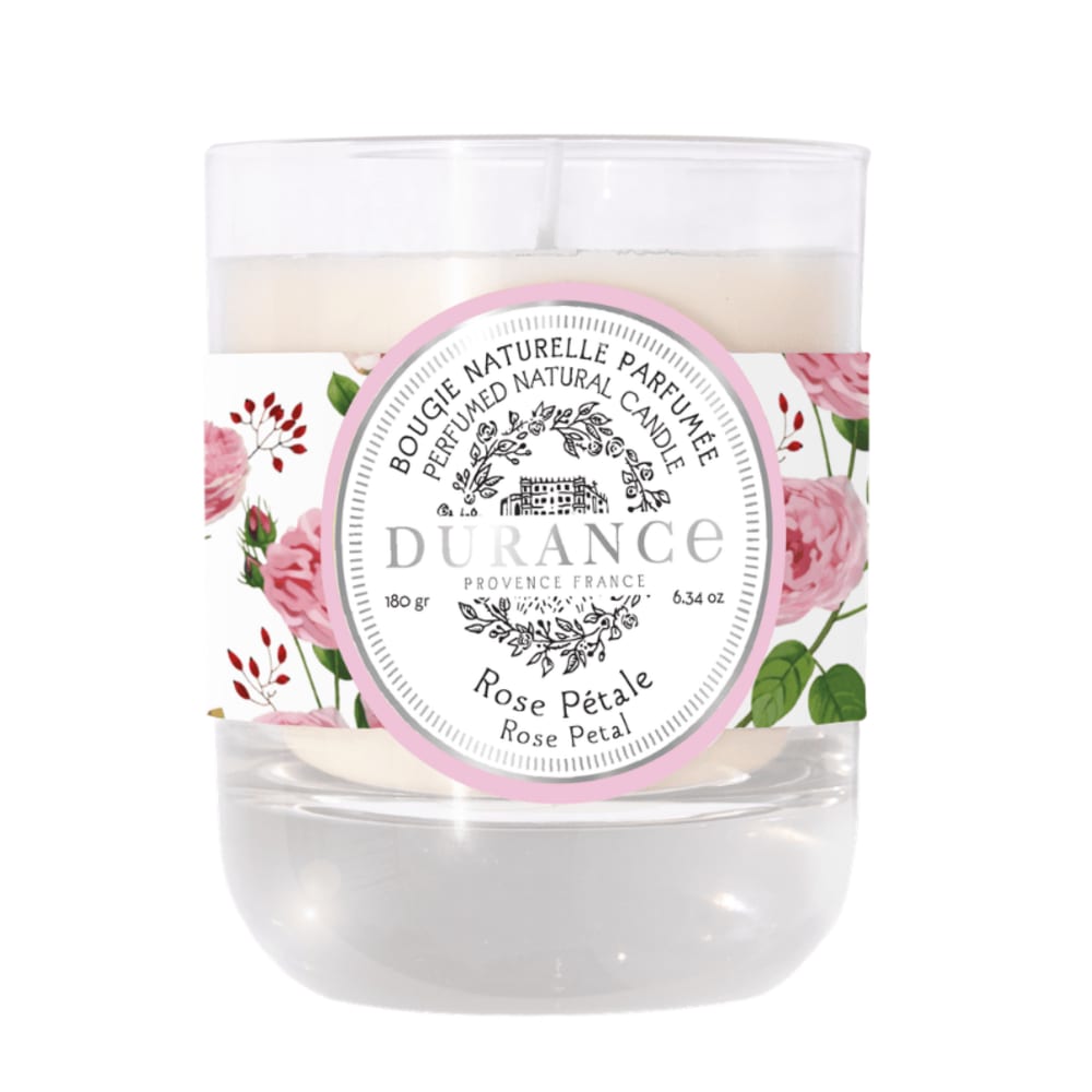 Bougie parfumée naturelle rose pétale - Maisons du Monde