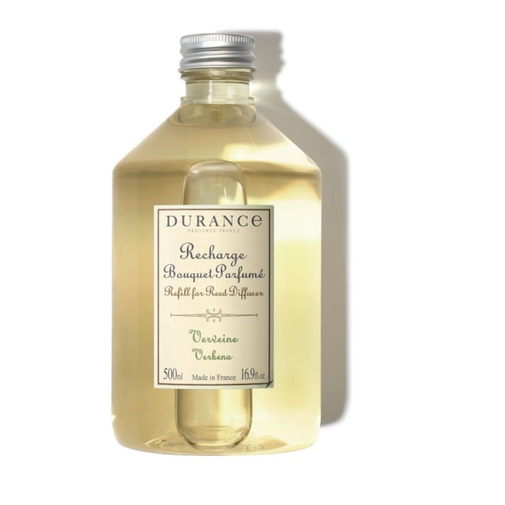 Durance Recharge bouquet parfumé verveine 500ml Transparent Pvc - Poly Chlorure De Vinyle
