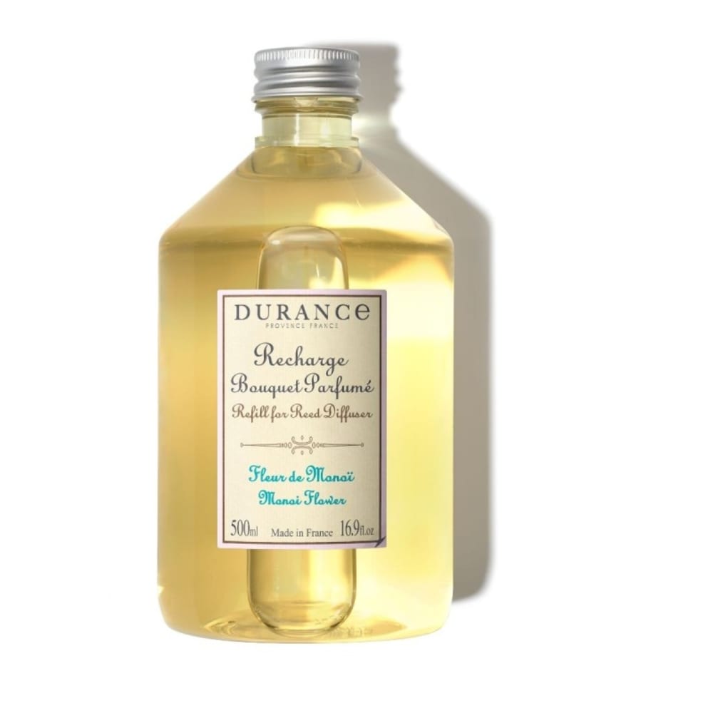 Durance Recharge bouquet parfumé fleur de monoï 500ml Transparent Pvc - Poly Chlorure De Vinyle