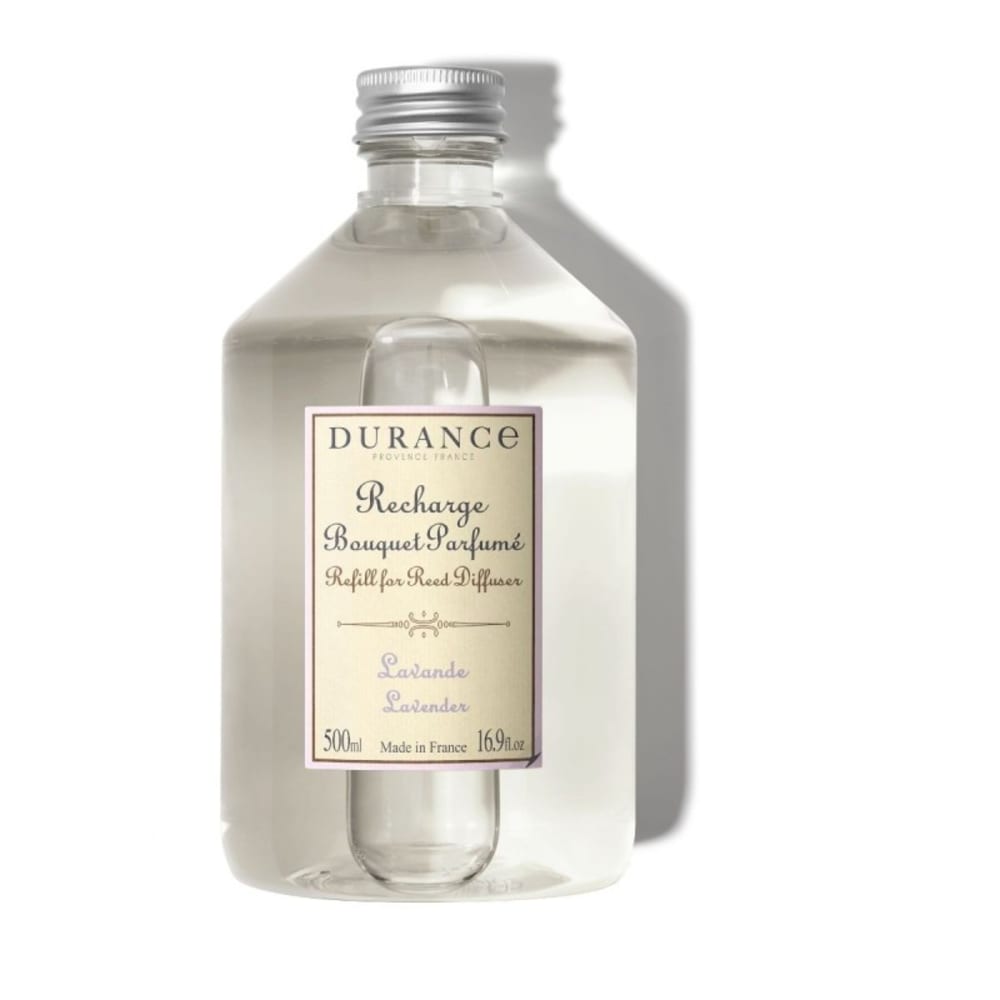 Durance Recharge bouquet parfumé lavande 500ml Transparent Pvc - Poly Chlorure De Vinyle