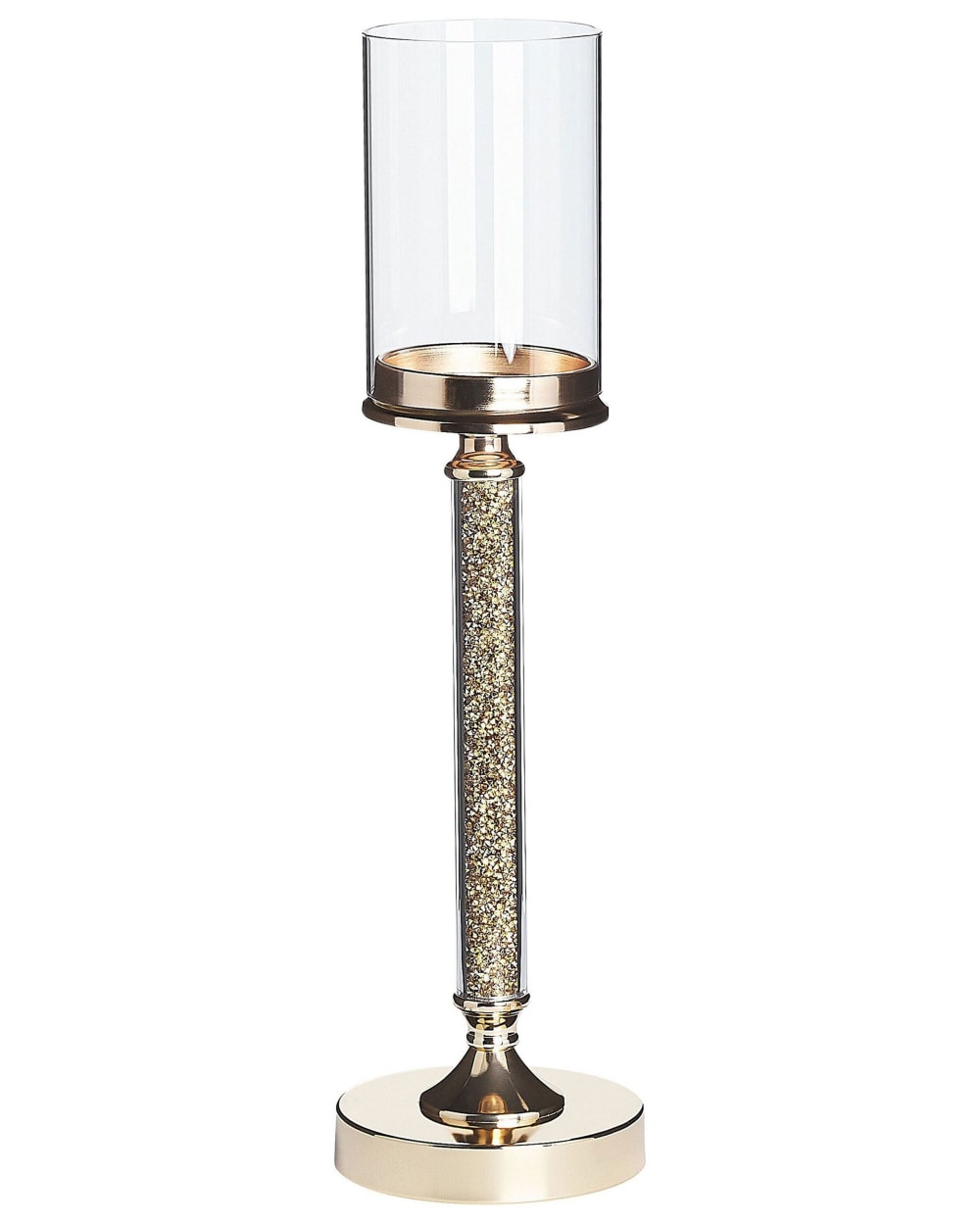 bougeoir verre 48 cm