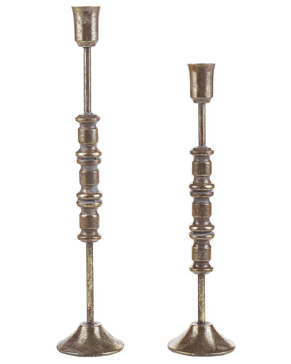 Lot de 2 bougeoirs en