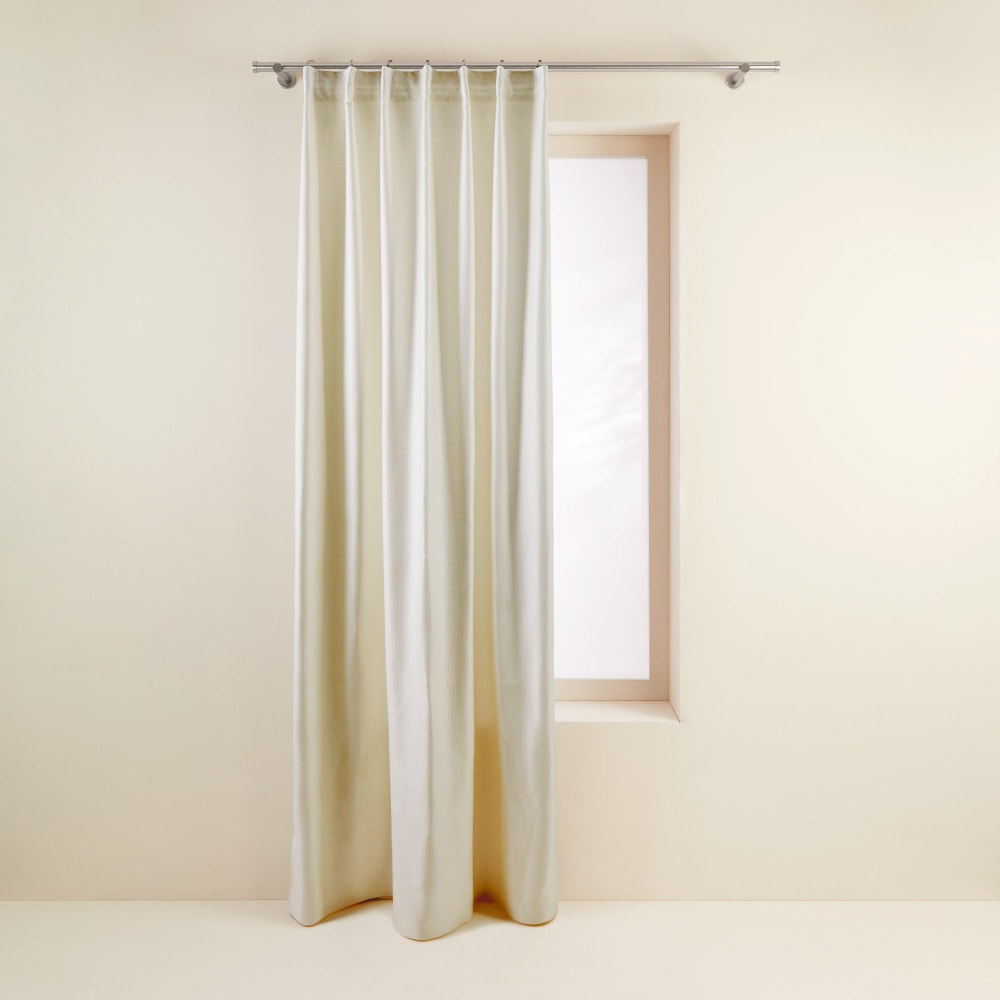 Tenda con nastro arricciato COCONUT BIANCO 135x350 cm - Madura