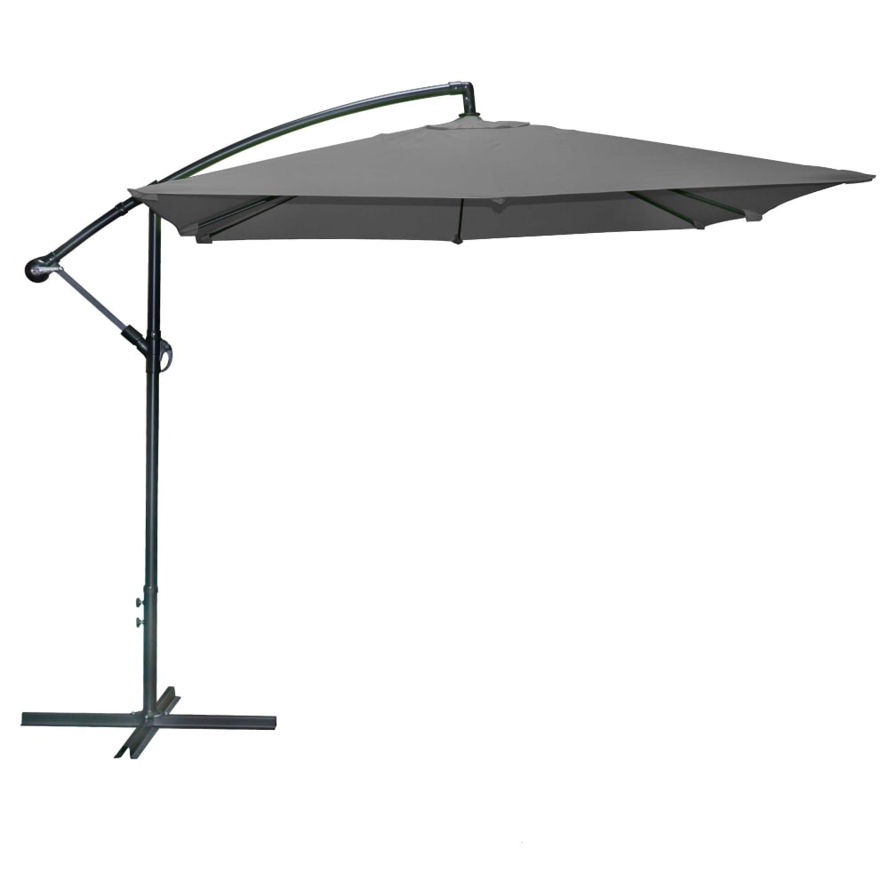 Parasol déporté avec - toile grise