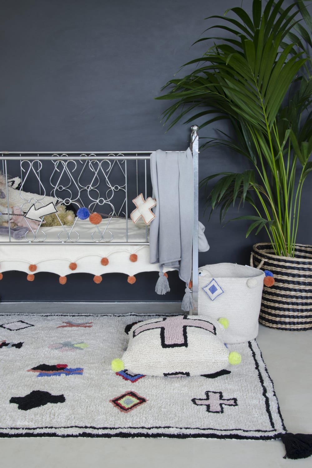 Tapis lavable en coton beige 140x200 - Maisons du Monde