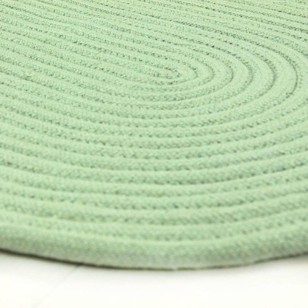 Tapis en coton effet cordage vert basilic 50x80 — vue 4