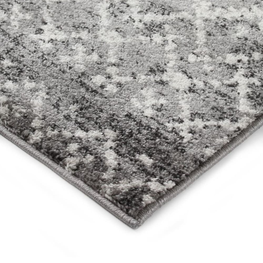 Tapis esprit scandinave à motifs ethniques gris foncé 120x170 — vue 4