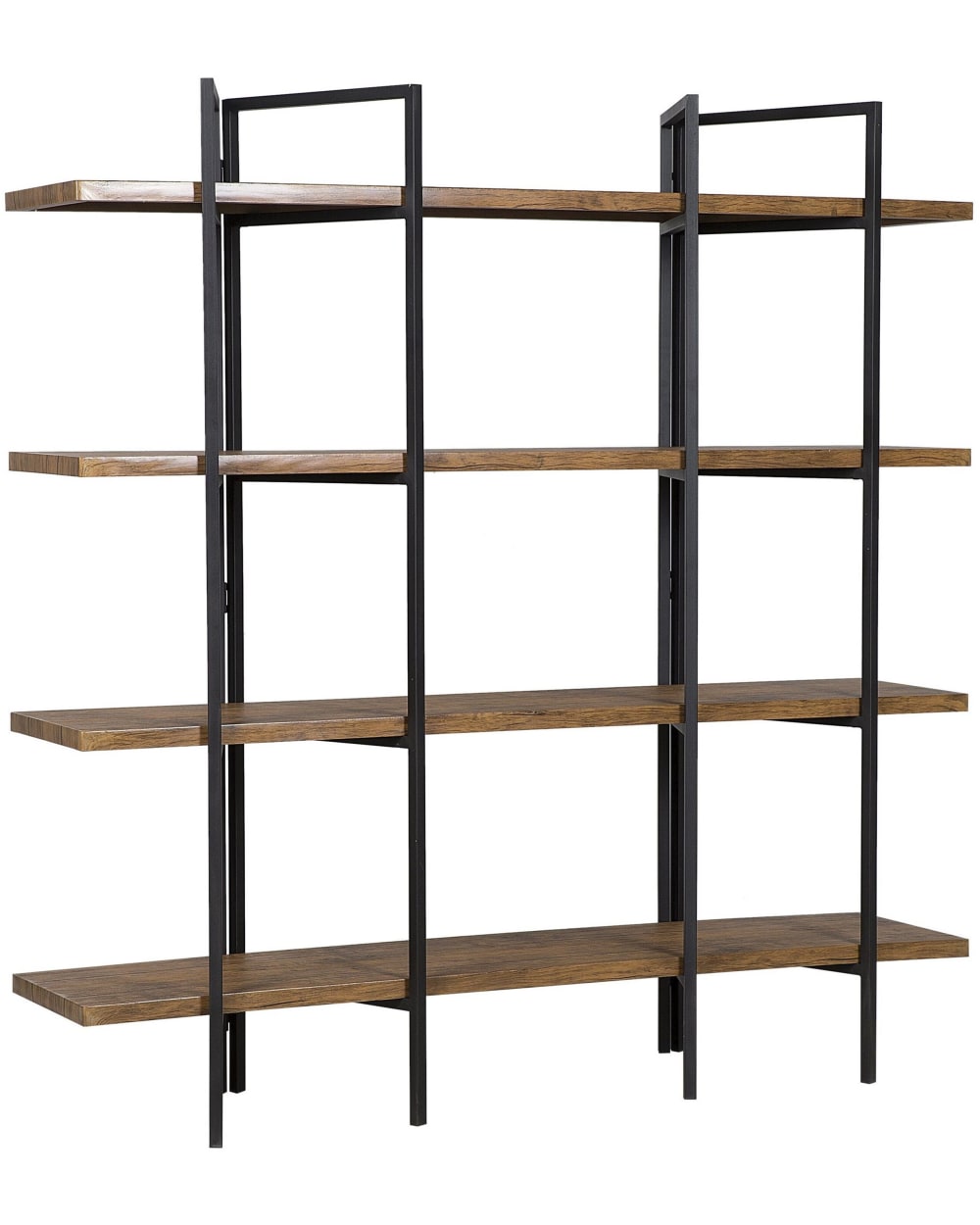 Regal Mit 4 Ebenen Aus Holzwerkstoff 165Cm, Braun