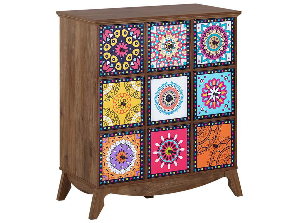 Sideboard Aus Holzwerkstoff 92Cm, Braun