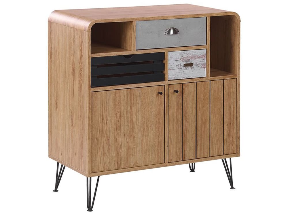 Sideboard Aus Holzwerkstoff 87Cm, Braun
